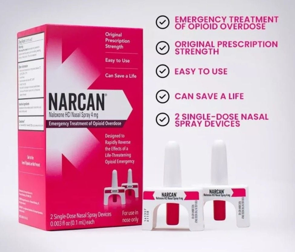 Narcan Naloxone HCl Nasal Spray - 4 mg