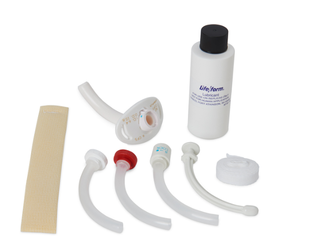 Image 3 of Nasco Life/form Patient Education Tracheostomy Care Manikins - Adult, Infant