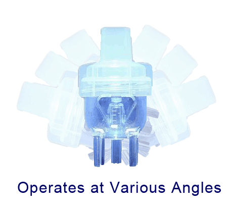 Nebulizer AirLife Misty Max 10 Disposable Nebulizer Operates at Various Angles