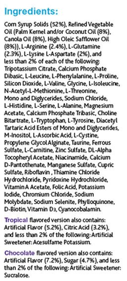 Neocate Junior Ingredients