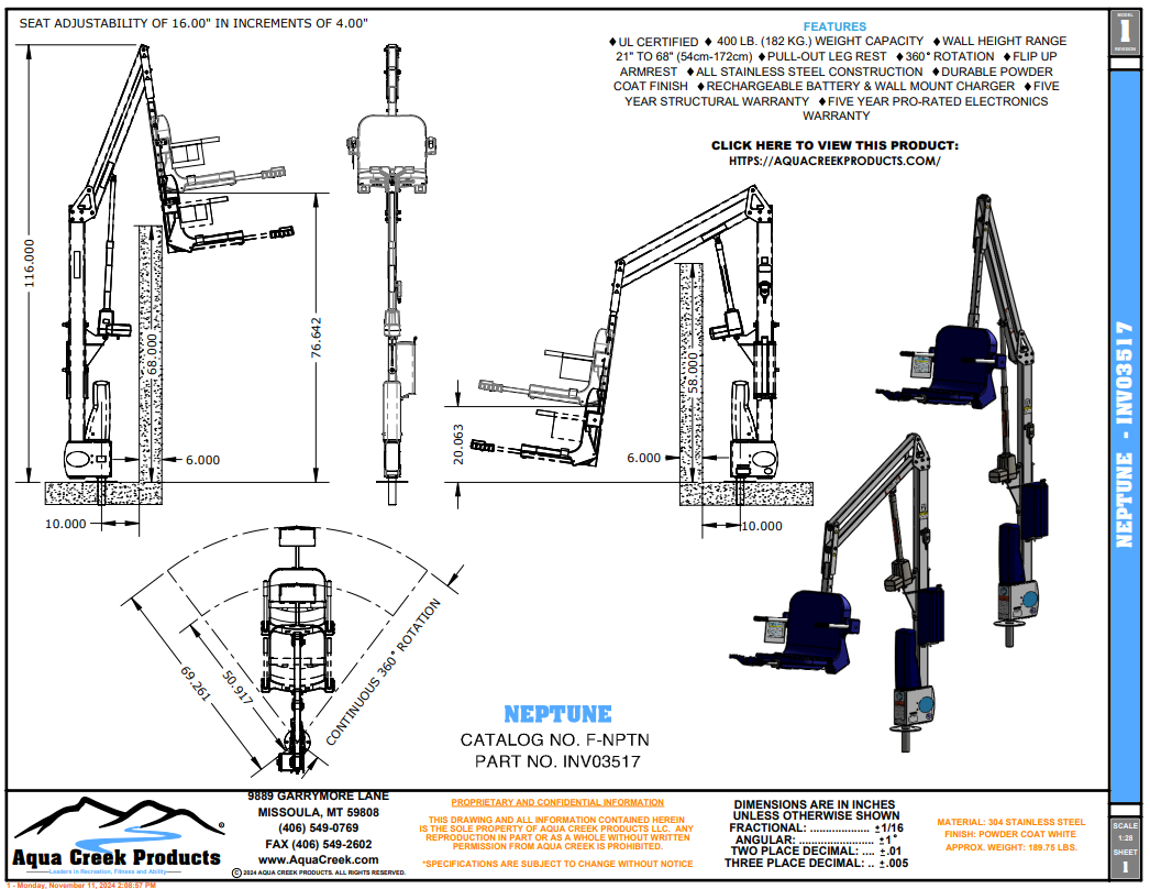 Neptune Specifications