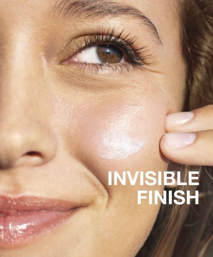 Sunscreen leaves an invisible finish