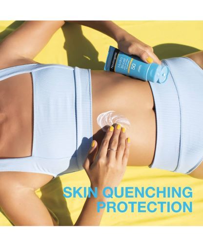 Using the sunscreen on the body