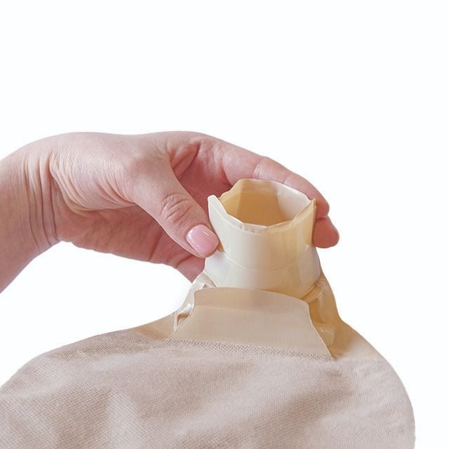 Image 2 of New Image Lock n Roll Drainable Colostomy Pouch, Transparent without Filter