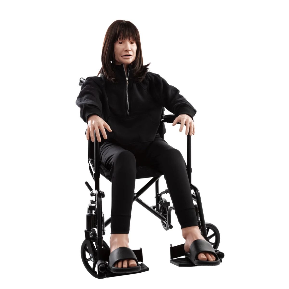 DANi in wheelchair