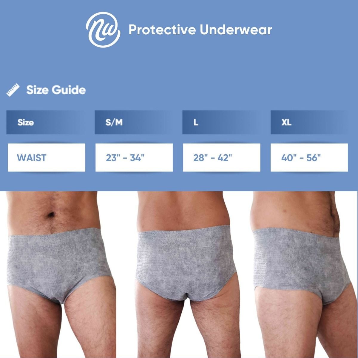 Nexwear Size chart