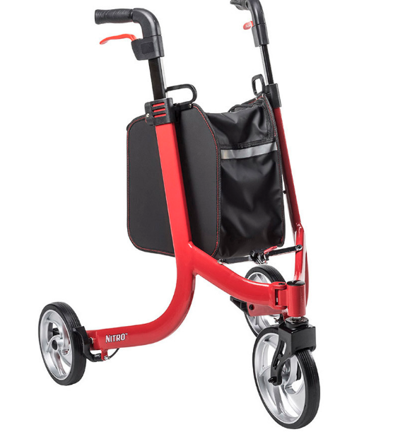 Nitro 3-Wheel Rollator - Drive Medical RTL10266TWHL