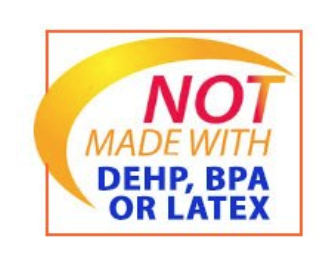 No DEHP, BPA or Latex