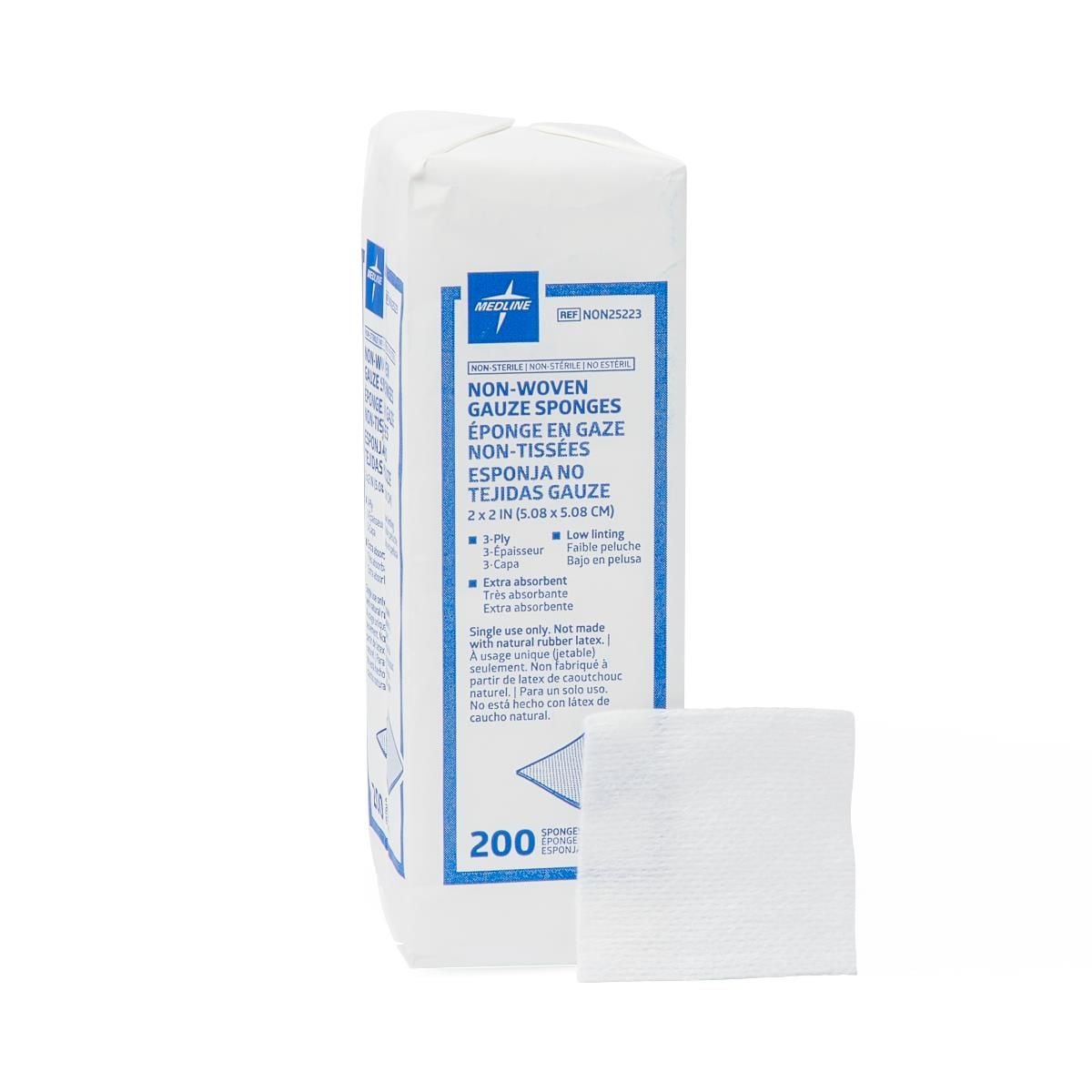 Medline Non-Woven Gauze Sponges - Nonsterile | Vitality Medical