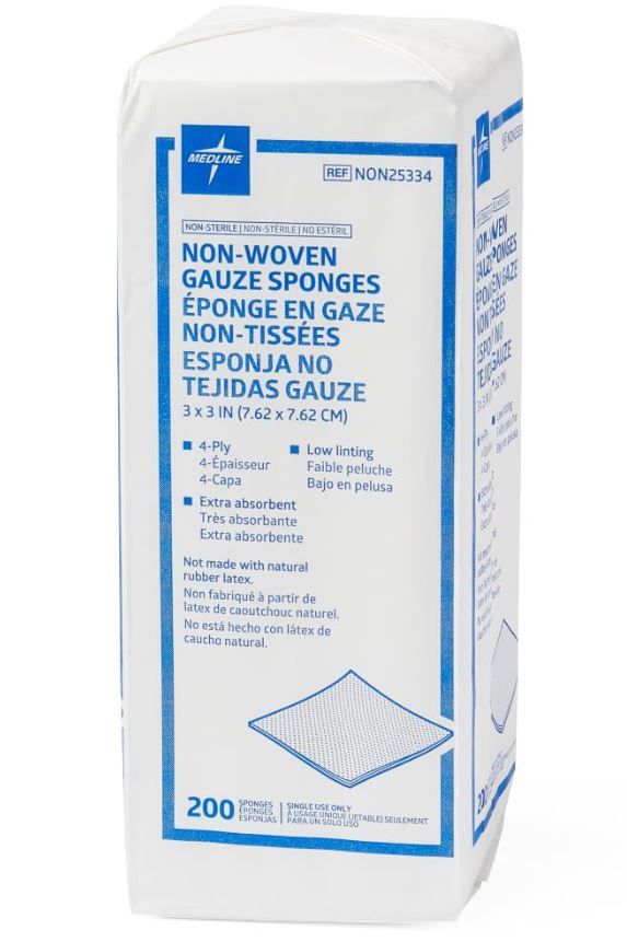 3x3 Inch, 4-Ply | Case of 200