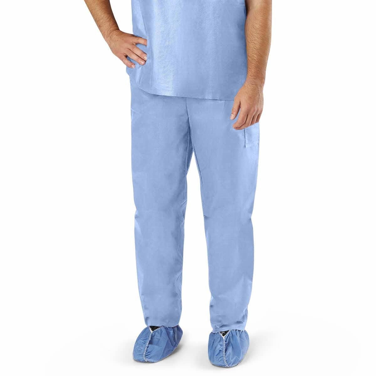Image 3 of Disposable Elastic Waist Scrub Pants