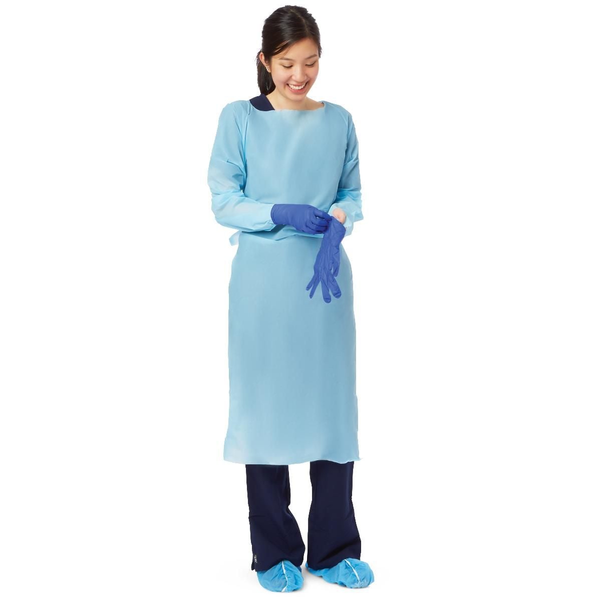 Image 2 of Thumbs Up Polyethylene Isolation Gown
