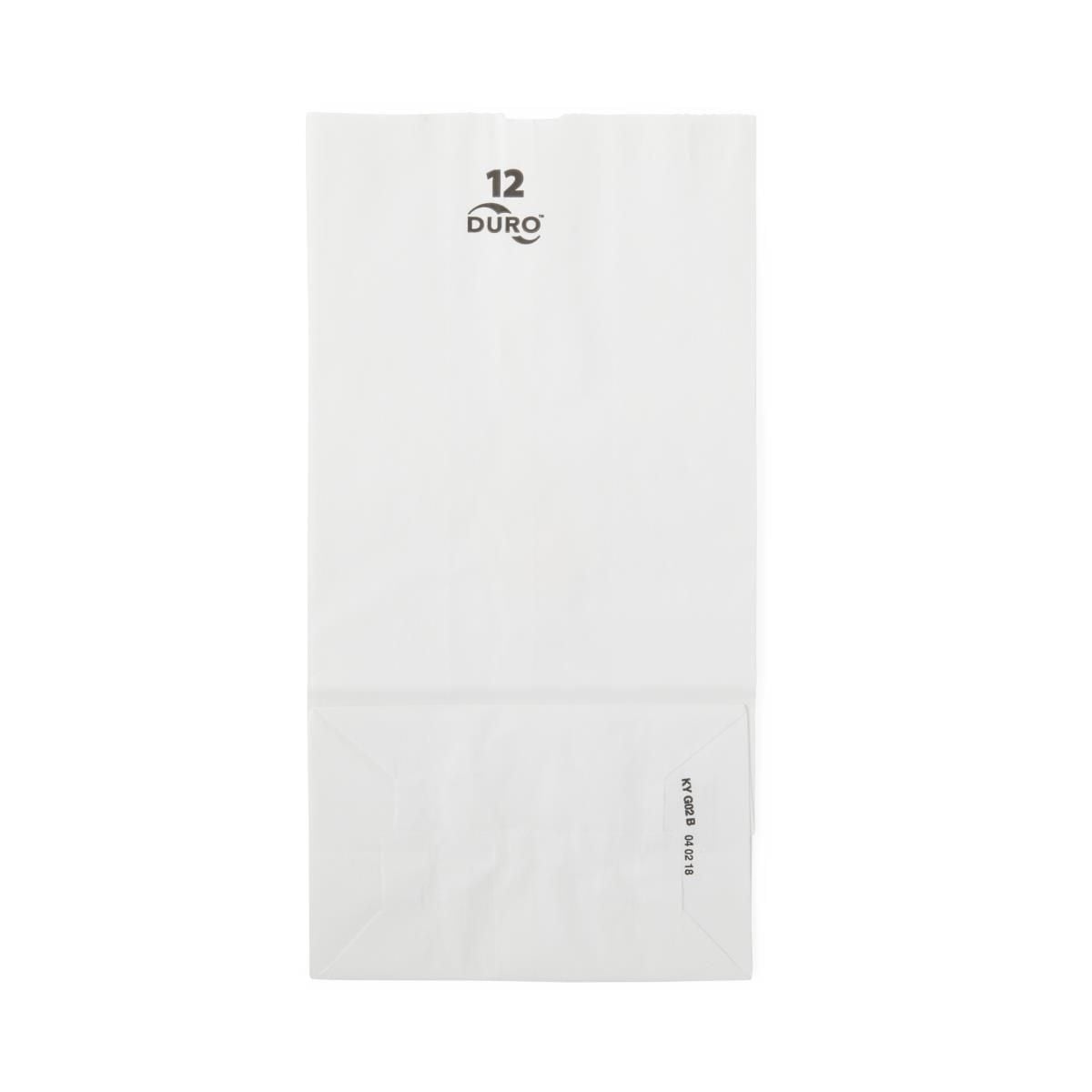 Medline White Paper Bags, Size 6 or 8