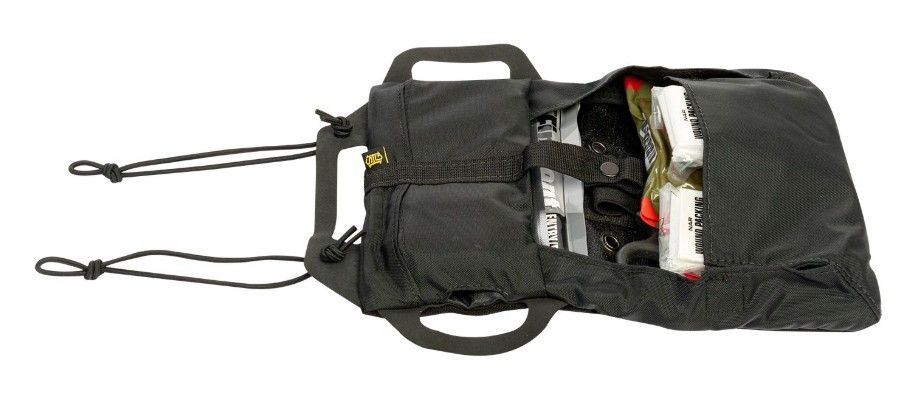 Side view of opened kit