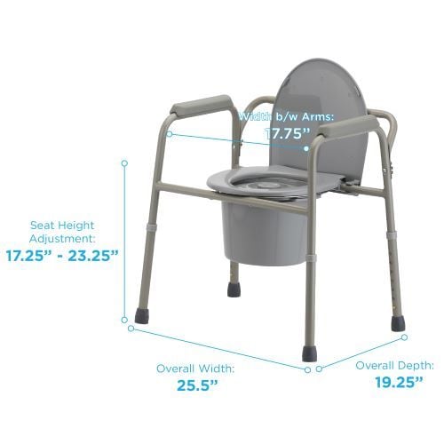 Image 4 of Nova 3 in 1 Commode (8450)