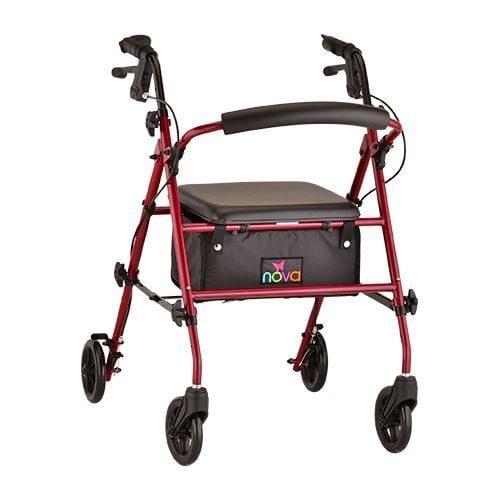 Red Journey Rollator