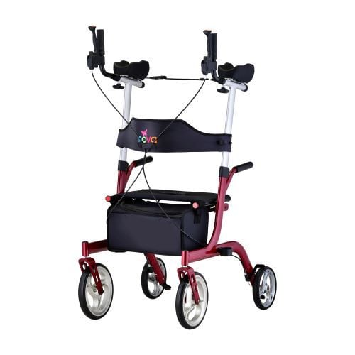 Phoenix Rise Up Rollator, Red