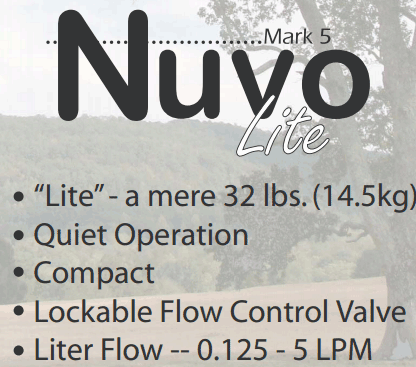 Nuvo Lite Mark 5 Oxygen Concentrator Features