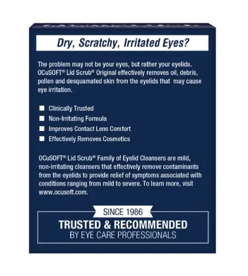 Back of package