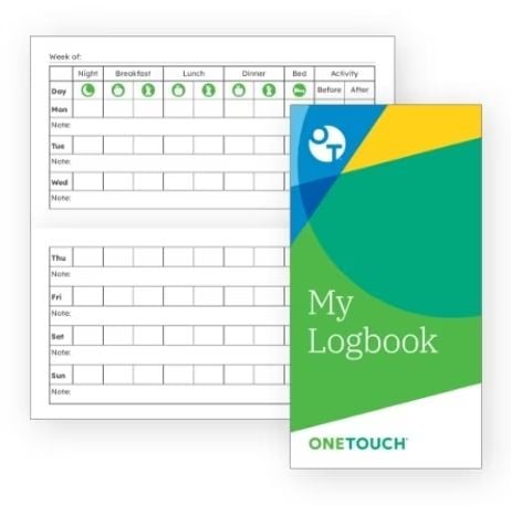 OneTouch Diabetes Log Book