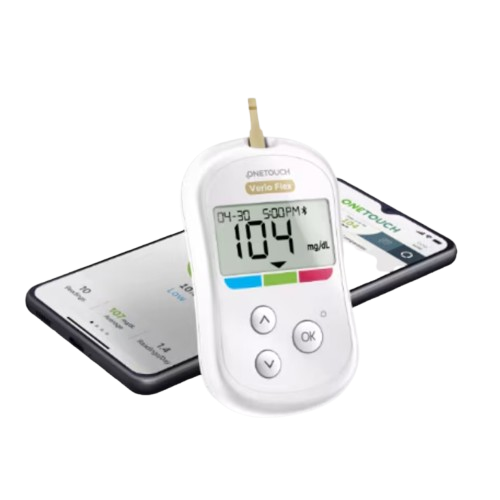 OneTouch Verio Flex Blood Glucose Monitor and OneTouch Reveal app