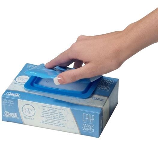 CPAP Mask Wipes Box