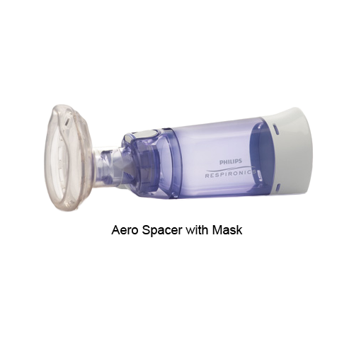 Image 5 of OptiChamber Diamond Asthma Spacer MDI Inhaler