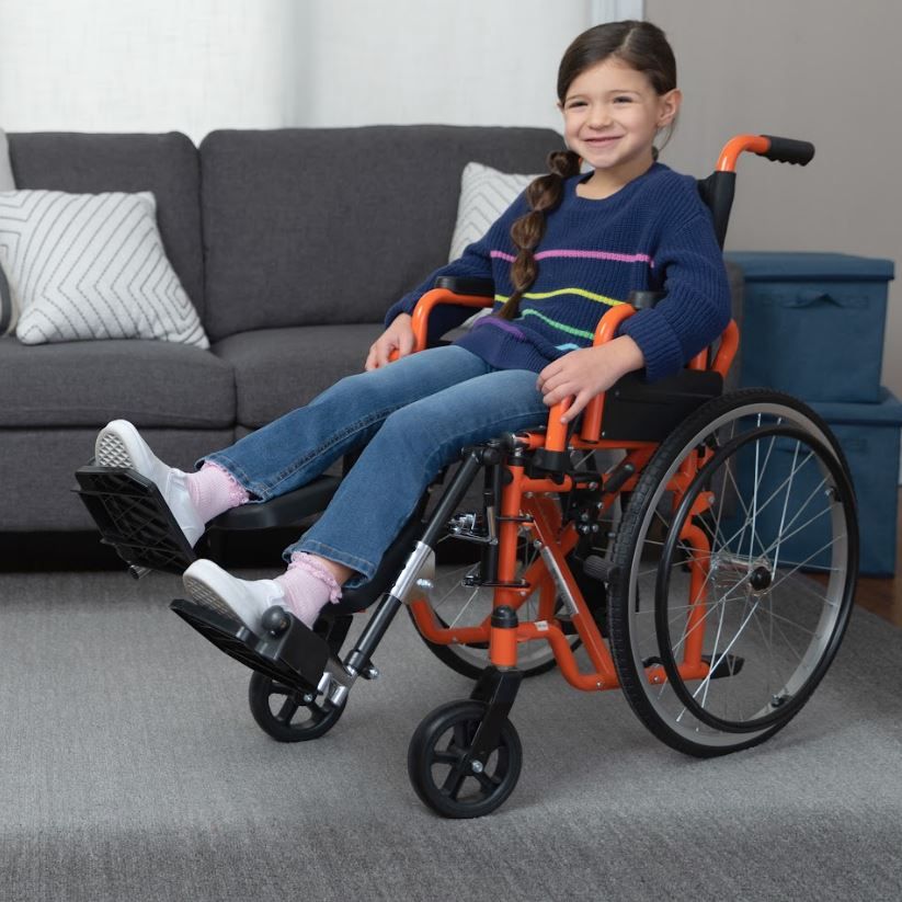 Orange Ziggo Wheelchair