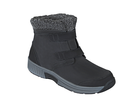 Florence Boots, Black Waterproof Leather