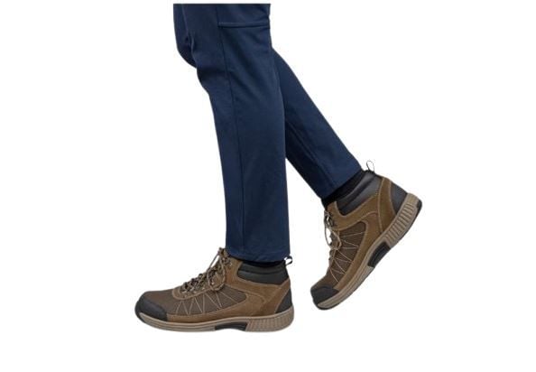Feet Wearing Brown Boots