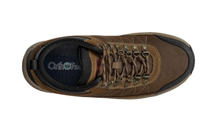 Top View of Brown Boot