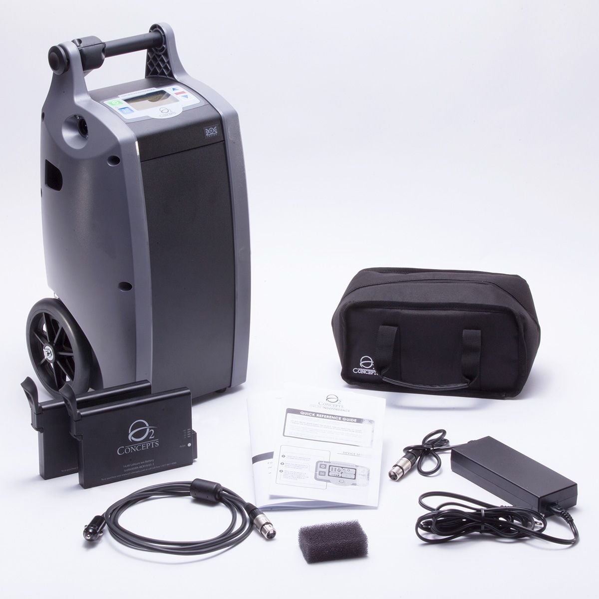 Portable Oxygen Concentrator with accessories