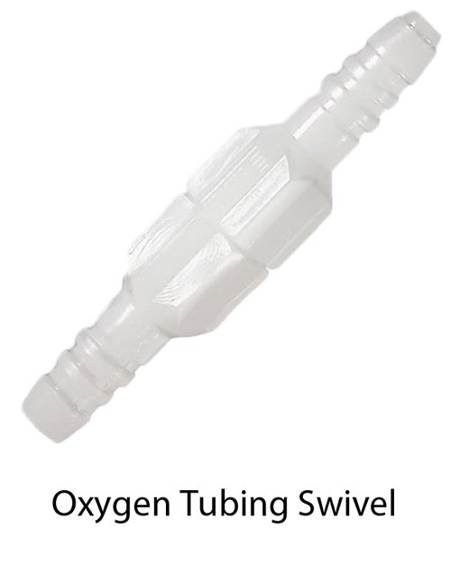 Oxygen Tubing Swivel Adapter