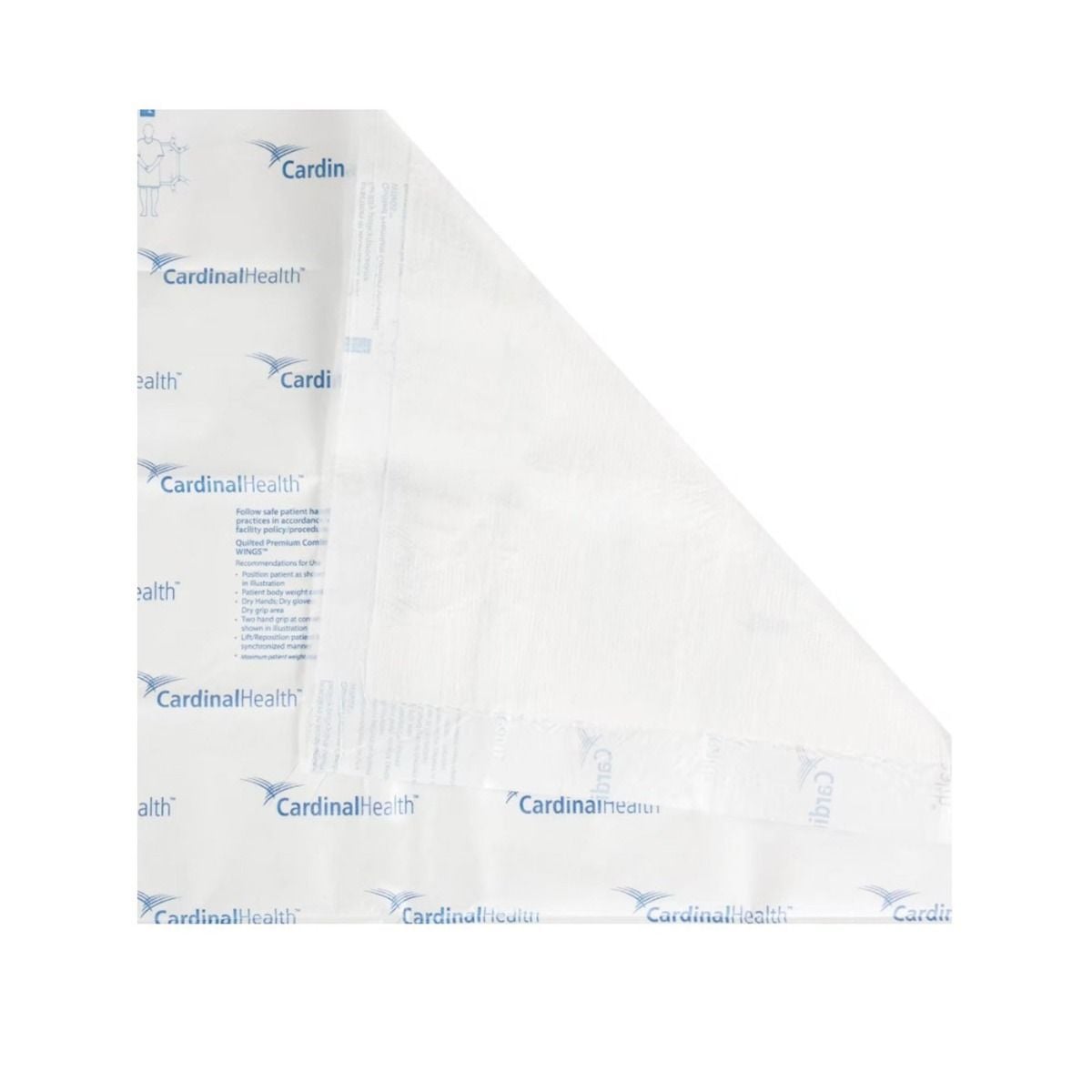 Cardinal Health Wings Quilted Premium Comfort Underpads - Maximum Absorbency (P3036C)