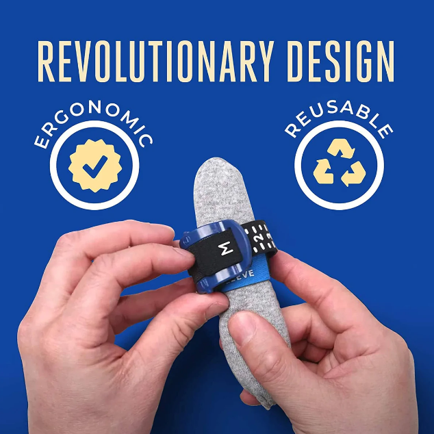 Pacey Cuff Showing Ergonomic and Reusable Design