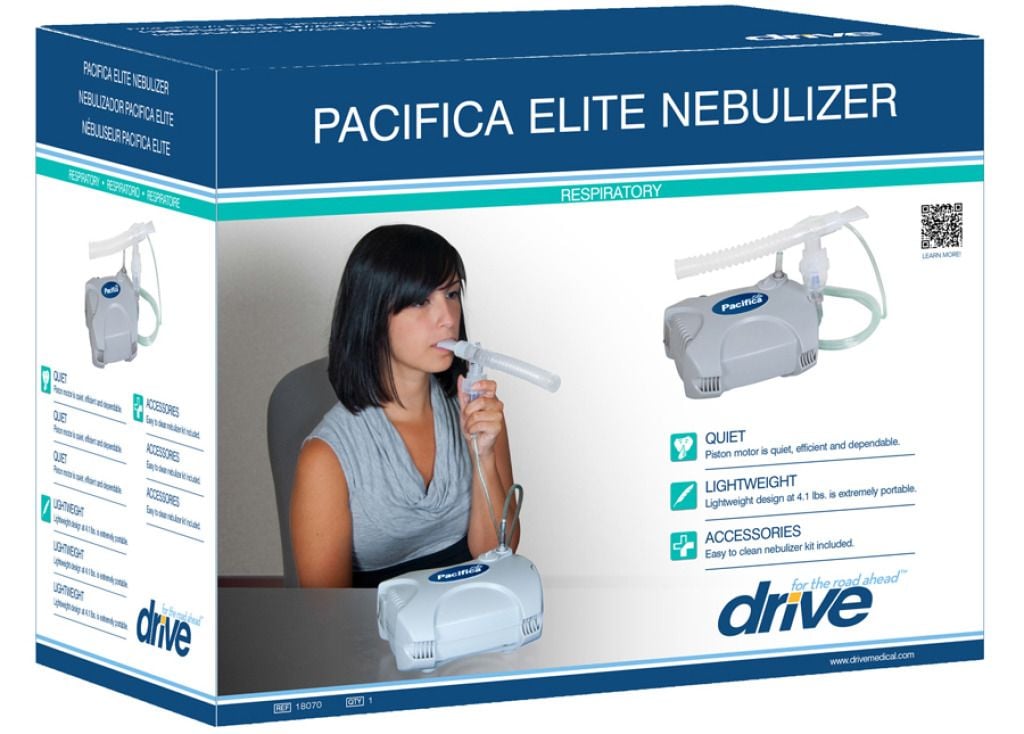 Pacifica Elite Compressor Nebulizer Box