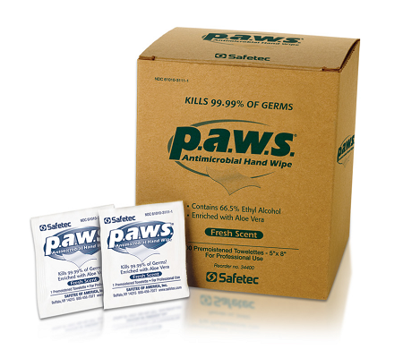 Individual Antimicrobial Skin Wipes