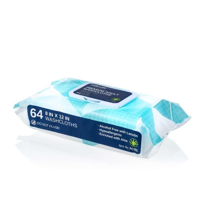 ProCure Premium Scented Adult Washcloths - 8 x 10 Inches