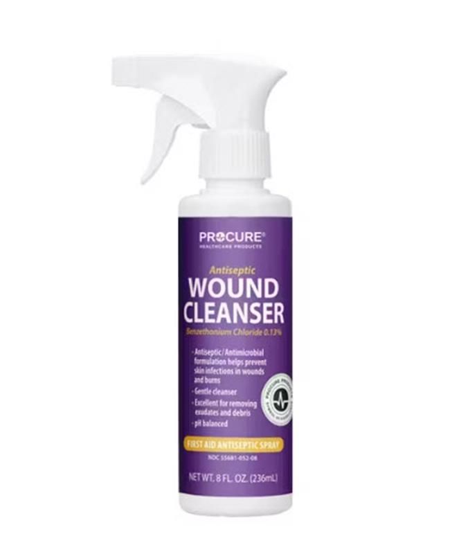 Procure Antiseptic Wound Cleanser, 8 fl oz
