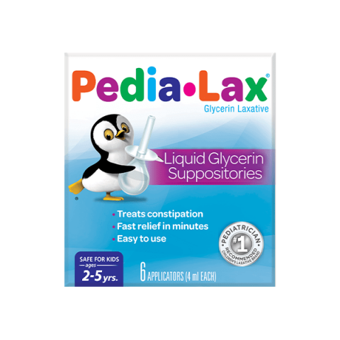 Pedia-Lax Liquid Suppository packaging