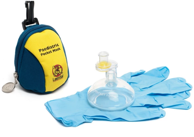 Image 5 of Laerdal Medical Pediatric Pocket Mask with Gloves