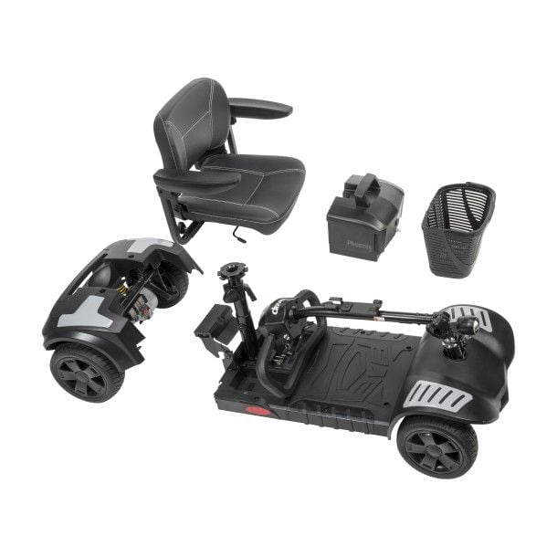 Disassembled pieces
