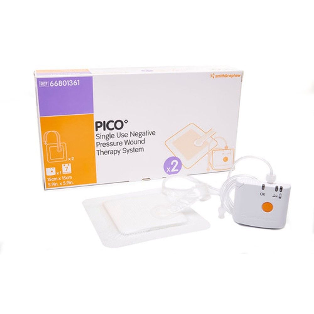 Smith & Nephew PICO 7 Negative Pressure Wound Therapy Two Dressing Kit Smith & Nephew PICO 7 Negative Pressure Wound Therapy Two Dressing Kit