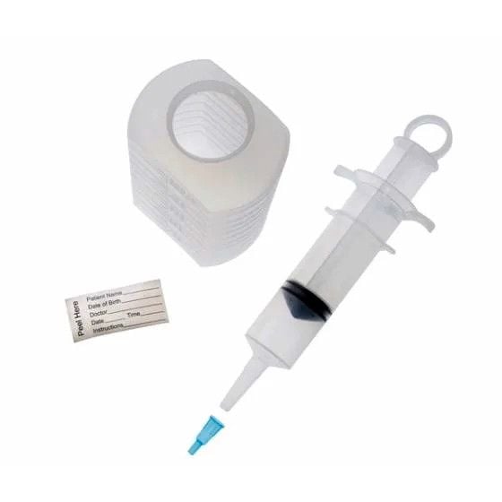 Irrigation Kit, including Piston Syringe with Thumb Ring