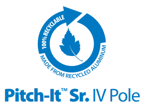 Pitch-It IV Pole Are Recyclable