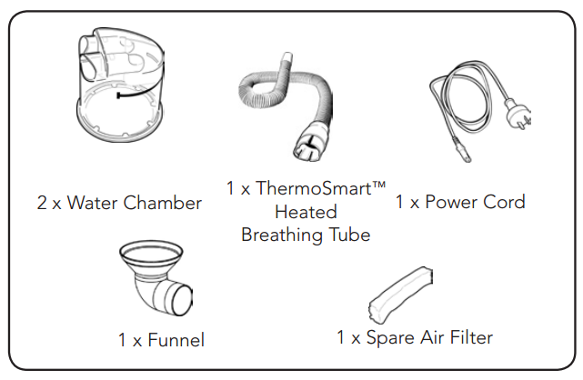 SleepStyle 600 CPAP Parts