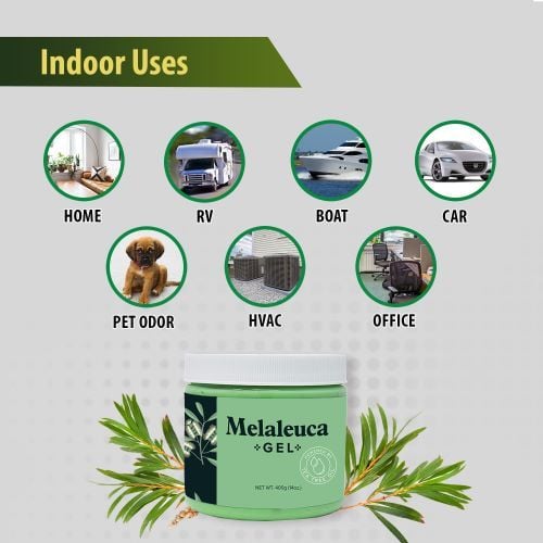 Melaleuca Gel in home, RV, boat, car, office, and more.