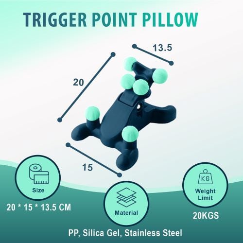 Image 3 of PMT Trigger Point Pillow Head and Neck Traction Device