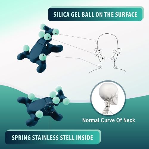 Image 7 of PMT Trigger Point Pillow Head and Neck Traction Device