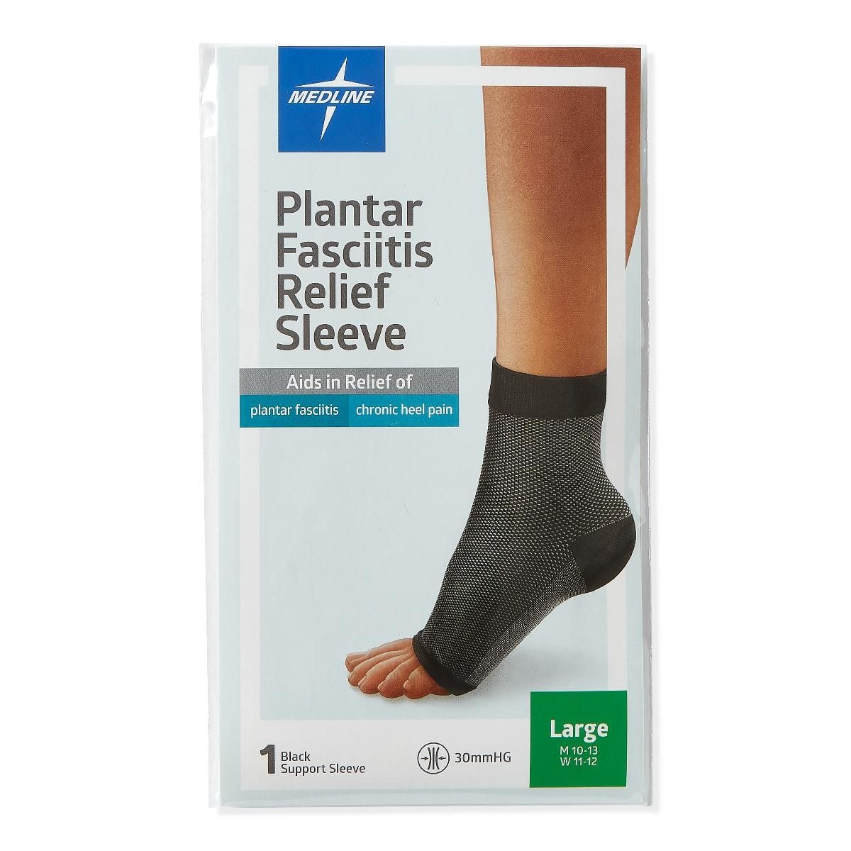 Medline Plantar Fasciitis Relief Sleeve, Size S to XL